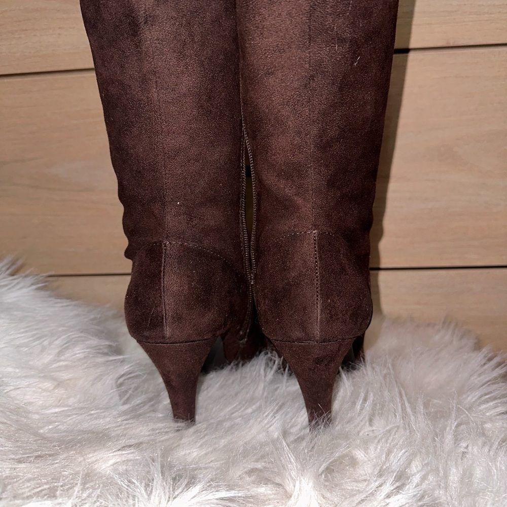 Pesaro Brown Heeled Boots with Heel - Picture 4 of 7